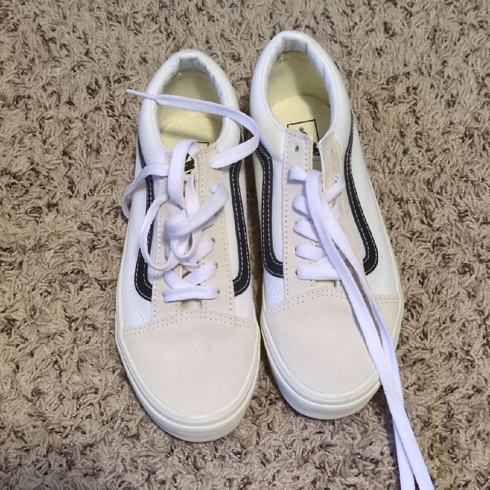 White and Black Sneakers